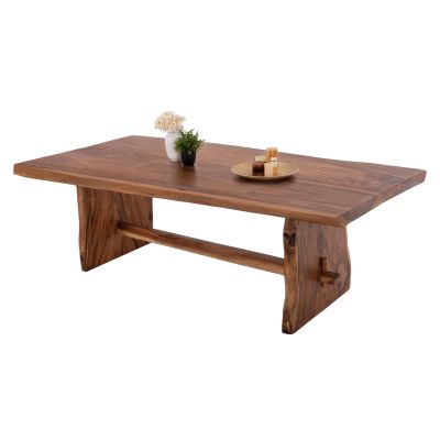 ТРАПЕЗНА МАСА ULYSES HM9759 СУАР МАСИВ В ЕСТЕСТВЕН ЦВЯТ 300x100x78Hcm.