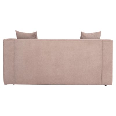 SOFA-BED ILSA HM3284 BEIGE STAINPROOF FABRIC--FOLDING COT BED 160x88x68Hcm.