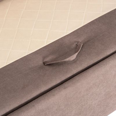 SOFA-BED ILSA HM3284 BEIGE STAINPROOF FABRIC--FOLDING COT BED 160x88x68Hcm.