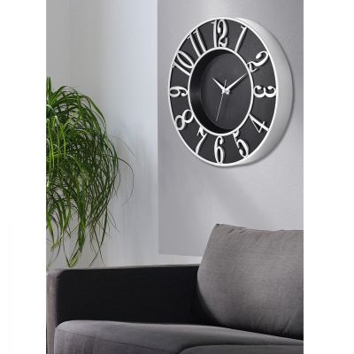 METAL WALL CLOCK WITH MDF HM7466.02 34x34 cm.