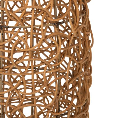 FLOOR STANDING LAMP HM7877 RATTAN IN NATURAL COLOR Φ24x62Hcm.