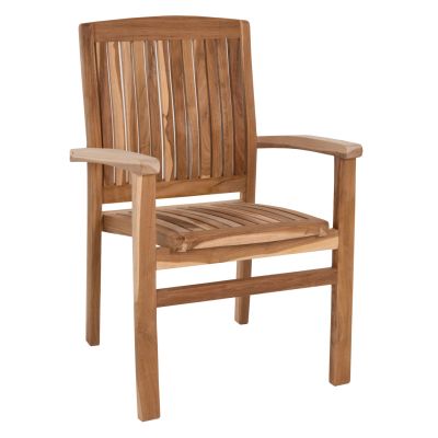 ARMCHAIR DART HM9781 TEAK WOOD 61x59,5x91Hcm.
