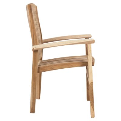 ARMCHAIR DART HM9781 TEAK WOOD 61x59,5x91Hcm.
