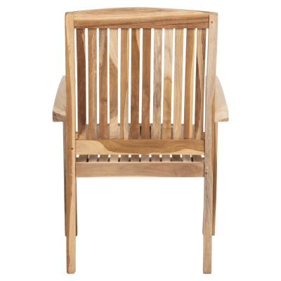 ARMCHAIR DART HM9781 TEAK WOOD 61x59,5x91Hcm.