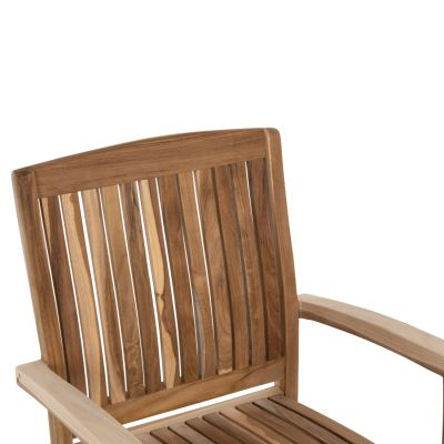 ARMCHAIR DART HM9781 TEAK WOOD 61x59,5x91Hcm.