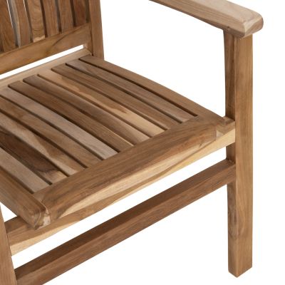 ARMCHAIR DART HM9781 TEAK WOOD 61x59,5x91Hcm.
