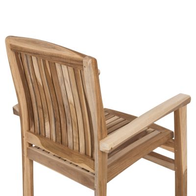 ARMCHAIR DART HM9781 TEAK WOOD 61x59,5x91Hcm.