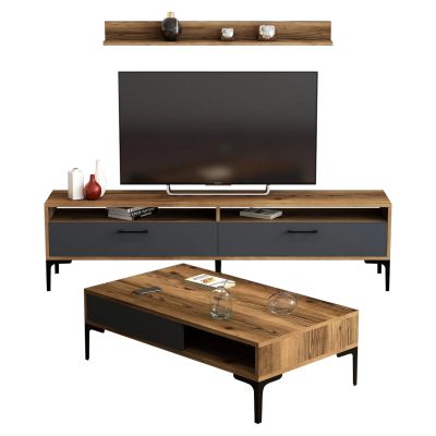 ХОЛНА КОМПОЗИЦИЯ HM11856.02 2БР МЕЛАМИН ОРЕХ-АНТРАЦИТ