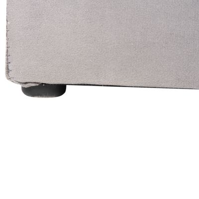 STOOL WITH STORAGE SPACE PUNK HM279.11 GREY VELVET 90x50x50Hcm.