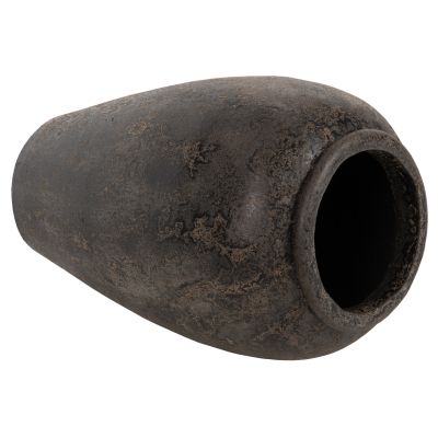 ДЕКОРАТИВНА ПОДОВА ВАЗА SPARTA ΗΜ7933 ТЕРАКОТА В ЧЕРЕН ЦВЯТ Φ47x69Hcm.