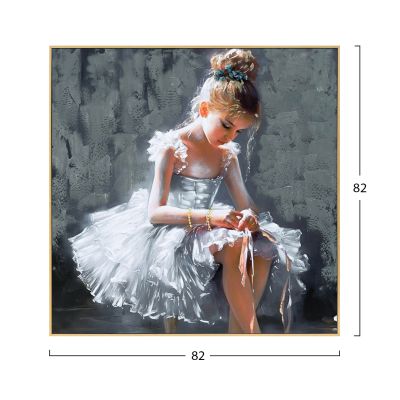 WALL PAINTING ONNANOKO HM4568 BLACK PS FRAME-PRINTED CANVAS 82x4,5x82Hcm.