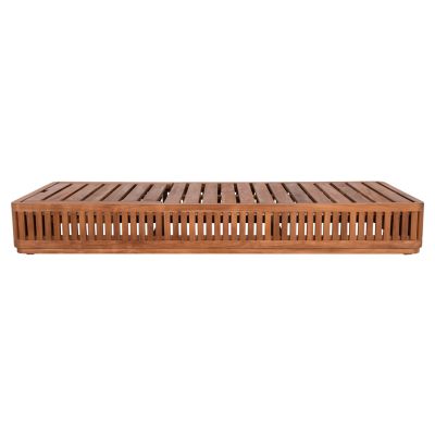 SUNLOUNGER WITHOUT CUSHIONS VERNON HM6331 TEAK WOOD IN NATURAL 200x80x25Hcm.