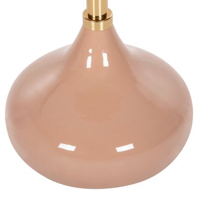 ПОМОЩНА МАСА КРЪГЛА UTRI HM4384.10 МЕТАЛ В ТОПЛО РОЗОВО-БЕЖОВО Φ35,5x44,5Hcm.