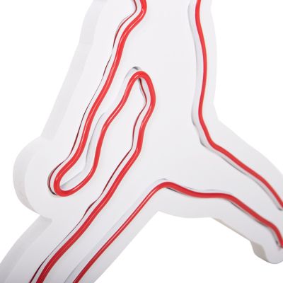 WALL DECORATION ILLUMINATED (LED) HM4651 BASKETBALL LEGEND FIGURE 40x2x39,5Hcm.