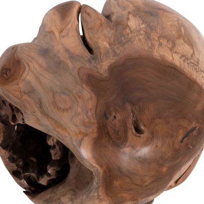 SIDE TABLE LOGGY HM18295 TEAK WOOD--NATURAL COLOR 50x50x50Hcm.