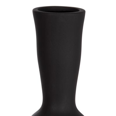 CERAMIC TABLE DECOR SCEPTER HM4637.02 MATTE BLACK Φ14x50Hcm.