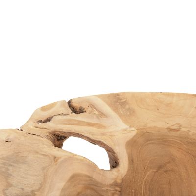 TABLE DECOR BOWL YOKI ΗΜ9795 TEAK WOOD Φ58x12Hcm.