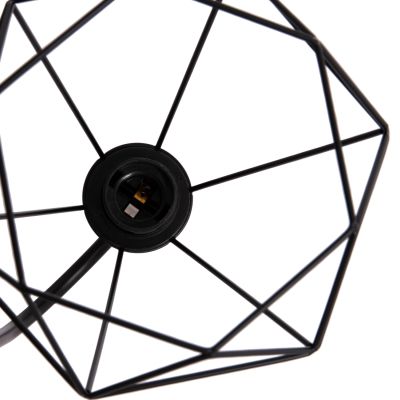 WALL SCONCE MILID HM4468 METAL IN BLACK 20x27x28Hcm.