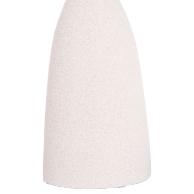 CERAMIC TABLE DECOR GALAD HM4635.01 OFF WHITE WITH CRYSTALLISATION Φ14x33,5H cm.