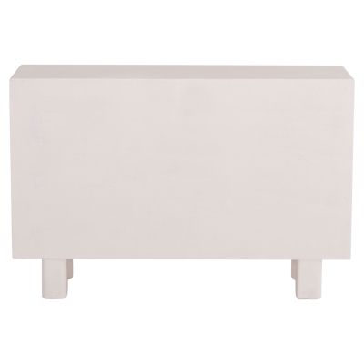BUFFET SERIES SANTORINI HM18048 MDF IN OFF-WHITE COLOR-3 DRAWERS & 2 DOORS 120x38x80Hcm.