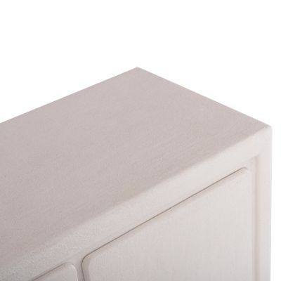 BUFFET SERIES SANTORINI HM18048 MDF IN OFF-WHITE COLOR-3 DRAWERS & 2 DOORS 120x38x80Hcm.