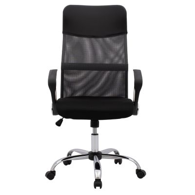 Office chair CABLE HM1000.10 Black Grey Mesh chromed leg 61x58x118