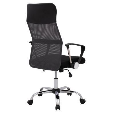 Office chair CABLE HM1000.10 Black Grey Mesh chromed leg 61x58x118