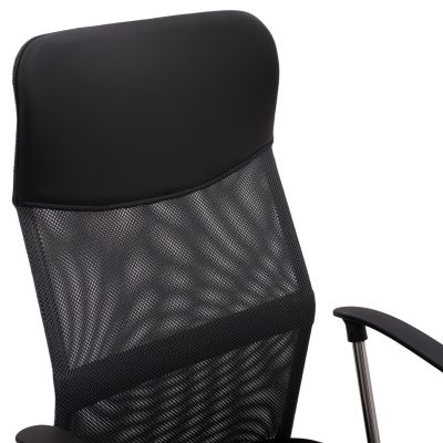 Office chair CABLE HM1000.10 Black Grey Mesh chromed leg 61x58x118