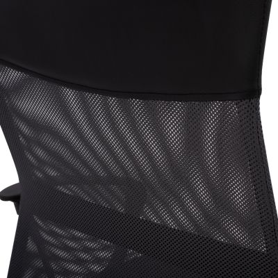 Office chair CABLE HM1000.10 Black Grey Mesh chromed leg 61x58x118