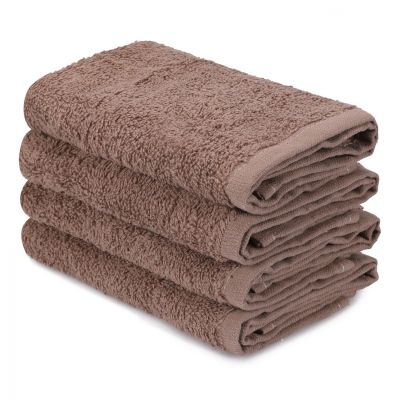 LAVETA TOWELS 4PCS BEVERLY HILLS POLO CLUB HM12124.04 BROWN WHITE 30x30 cm. 355BHP0233