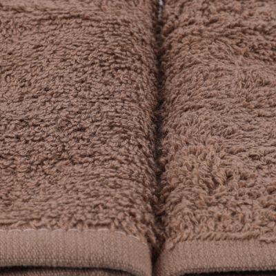 LAVETA TOWELS 4PCS BEVERLY HILLS POLO CLUB HM12124.04 BROWN WHITE 30x30 cm. 355BHP0233