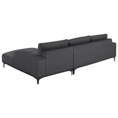 CORNER SOFA (RIGHT) NOA HM3278.02R ANTHRACITE FABRIC 288x90-157x67-80Hcm.