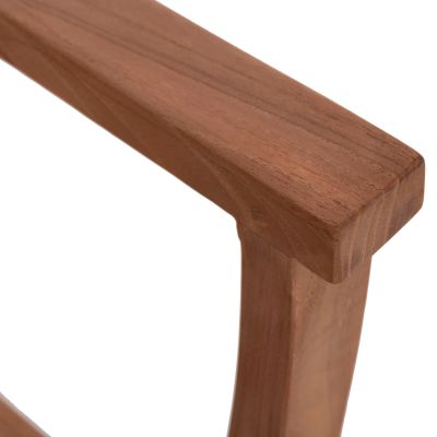OUTDOOR DINING CHAIR ERMIONI HM18129 TEAK WOOD--NATURAL COLOR 60x59x84Hcm.