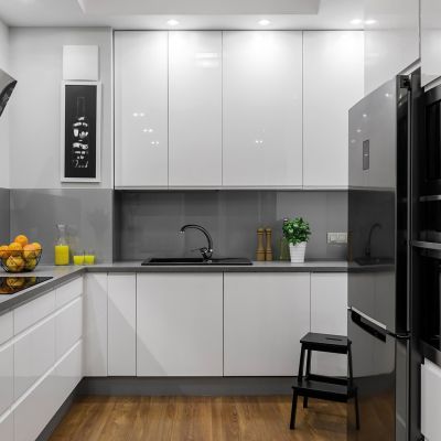 FAUCET FOR KITCHEN COUNTERTOP HM4868.03 MEDIUM HEIGHT-BLACK--25.6x14.9x24.2Hcm.