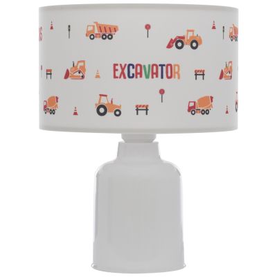 TABLE LAMP BALOO HM7577.04 KID'S ROOM FABRIC CYLINDRICAL "CAP" Φ24x32H