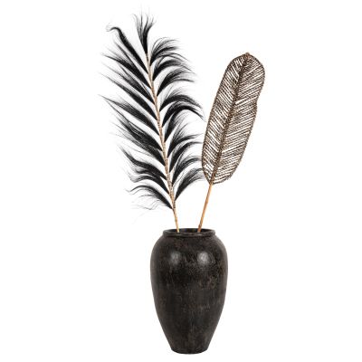 ДЕКОРАТИВЕН ЛИСТ HM7850 ДИВА ЗАХАРНА Тръстика В ЧЕРНО-НАТУРАЛЕН ЦВЯТ 80х225х2см.