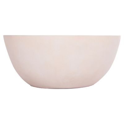 COFFEE TABLE ROUND ALLAN HM18162.02 FIBER CEMENT IN LIGHT BEIGE--Φ92x49Hcm.