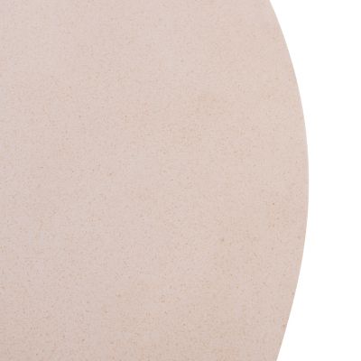 COFFEE TABLE ROUND ALLAN HM18162.02 FIBER CEMENT IN LIGHT BEIGE--Φ92x49Hcm.