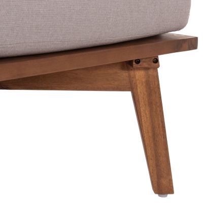 OUTDOOR LOUNGE SET 4PCS HARRA HM6236 ACACIA WOOD IN NATURAL--CUSHIONS IN GREY