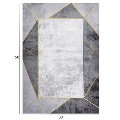 HM7676.23 80X150cm, grey-white carpet, JOSIANE