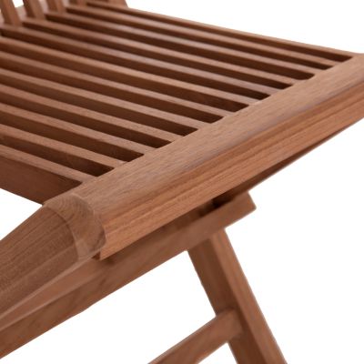 FOLDING CHAIR KENDALL HM18127 TEAK WOOD IN NATURAL COLOR 46.5x63.5x88Hcm.