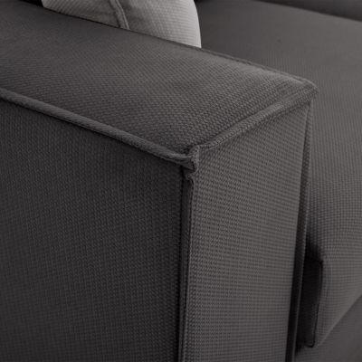 Corner Sofa “MONZA”, interchangeable, 3 pcs, grey