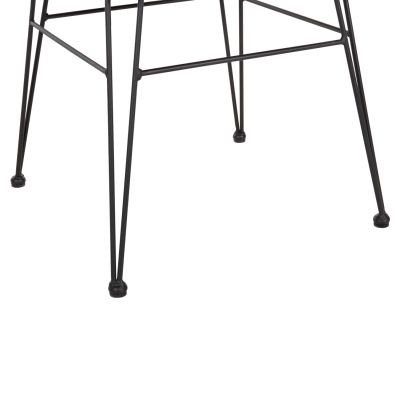 ARMCHAIR OUTDOOR ALLEGRA HM5456.11 METAL&CUSHION BLACK-WICKER BEIGE 58x61x81Hcm.