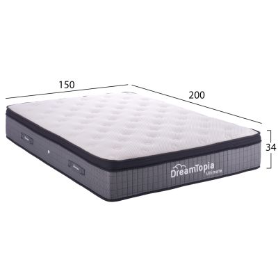 HM661.150 DREAMTOPIA mattress, series ULTIMATE, 150X200x34H