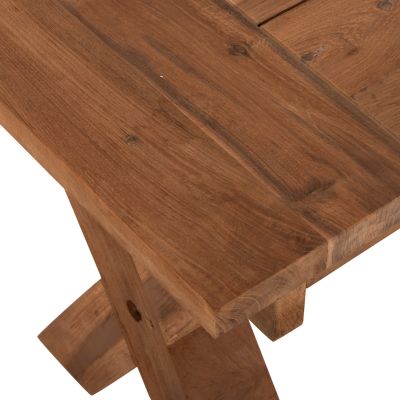 ВЪНШНА ПЕЯ HM9564 РЕЦИКЛИРАНО ТИКОВО ДЪРВО В ЕСТЕСТВЕН ЦВЯТ 220x40x45Hcm.