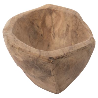 TABLE DECOR BOWL YOKI HM9632 MADE OF TEAK WOOD 30x6x13Hcm.