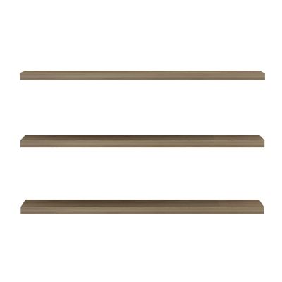 WALL SHELVES CASSIUS HM8966.12 MELAMINE IN NATURAL 60x14,5 cm.
