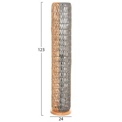 ПОДОВА ЛАМПА HM4356 МЕТАЛНО-ХАРТИЕНО ВЪЖЕ В БЕЖОВО-ШАМ ФЪСТЪЧКОВО ЗЕЛЕНО Φ23Χ123Hcm.