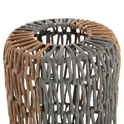 ПОДОВА ЛАМПА HM4356 МЕТАЛНО-ХАРТИЕНО ВЪЖЕ В БЕЖОВО-ШАМ ФЪСТЪЧКОВО ЗЕЛЕНО Φ23Χ123Hcm.