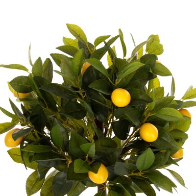 DECORATIVE SYNTHETIC PLANT IN POT HM4019 LEMON TREE Φ15x12.5-90Hcm.